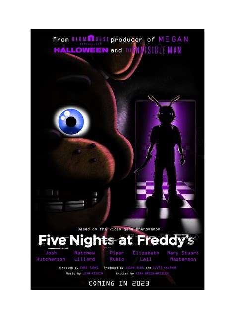 Cheap Freddy Movie Fnaf Poster 2023, Five Nights At Freddys Poster, fnaf poster - okgo.net