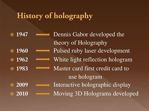PPT - 3D Hologram Technology PowerPoint Presentation, free download