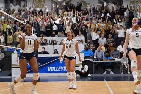 No 8 Seed Tech Sweeps The Citadel To Open Ncaa Tourney Georgia Tech