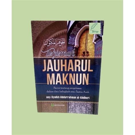 Kitab Terjemah Jauharul Maknun Jauhar Maknun Lazada Indonesia