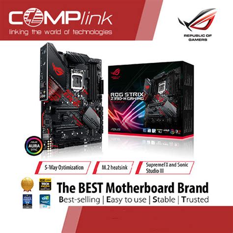 Asus Rog Strix Z390 H Gaming Motherboard Lazada Ph