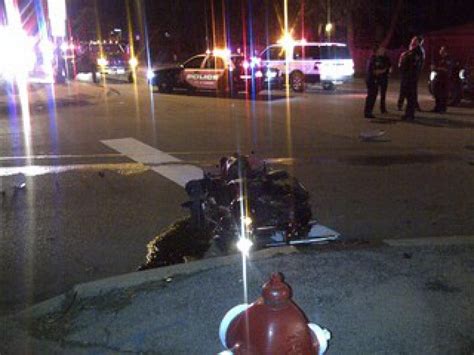 Updated Car Vs Motorcycle Crash At St Charles And Monterey Sends