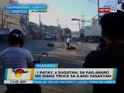 1 Patay 6 Sugatan Sa Pag Araro Ng Isang Truck Sa Ilang Sasakyan YouTube