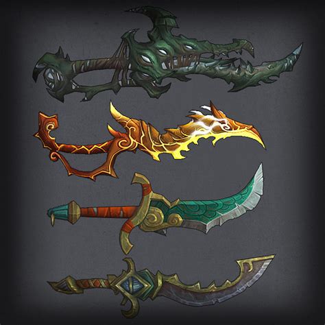 Artstation Weapons From World Of Warcraft