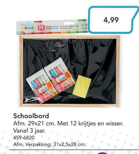 Schoolbord Aanbieding Bij Otto Simon 1Folders Nl