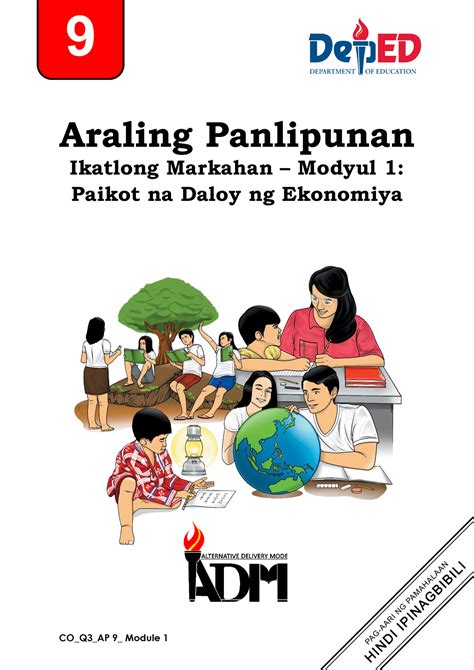 Ap9 Q3 Modyul 1 Araling Panlipunan Ikatlong Markahan