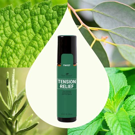 Tension Relief Essential Oil Blend Pre Diluted Roll On Plant Therapy