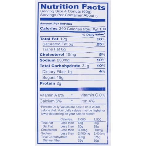 Hostess Mini Powdered Donuts Nutrition Facts Besto Blog