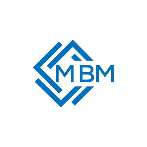 MBM letter logo design on white background. MBM creative circle letter ...