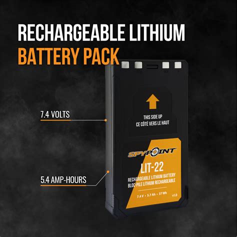 SPYPOINT LIT 22 Rechargeable Lithium Battery Pack Cabela S Canada