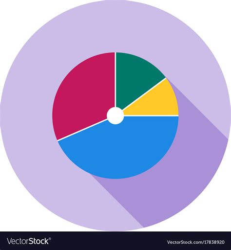 Pie chart Royalty Free Vector Image - VectorStock