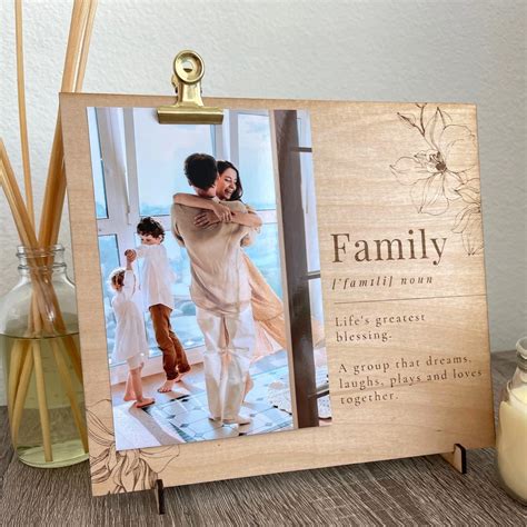 Family Photo Frame Personalized Photo Frame - Etsy