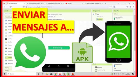 Como Enviar Mensajes A Whatsapp Desde App Inventor YouTube