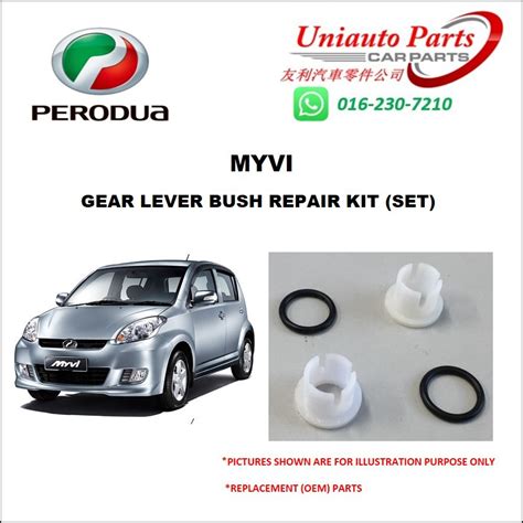 Perodua Myvi Gear Lever Bush Repair Kit Set Shopee Malaysia