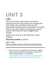 Unit Dropbox For Class Docx Unit Lab Each Lab Includes