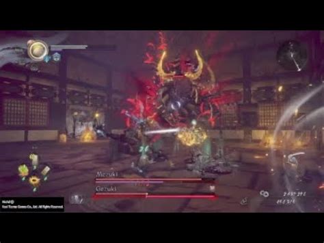 Nioh 2 Golden Castle Gozuki Mezuki YouTube