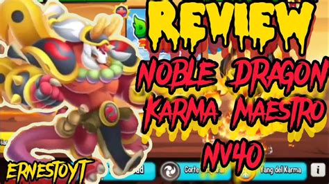 Review Del Noble Dragon Karma Maestro Dragon City Ernestoyt Youtube