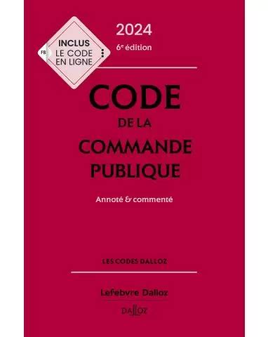 Code De La Commande Publique Annot Et Comment