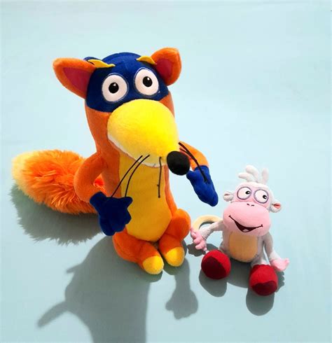 Plush Swiper & Boots stuffed toy / universal studio / 25cm & 13cm ...