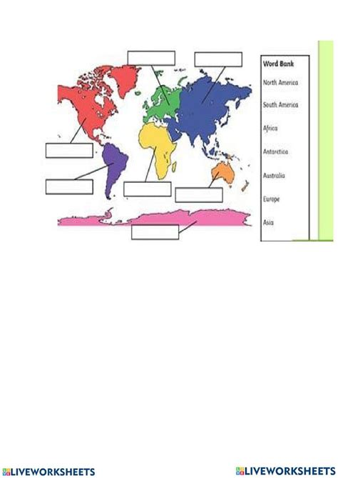 Geography online pdf worksheet | Live Worksheets