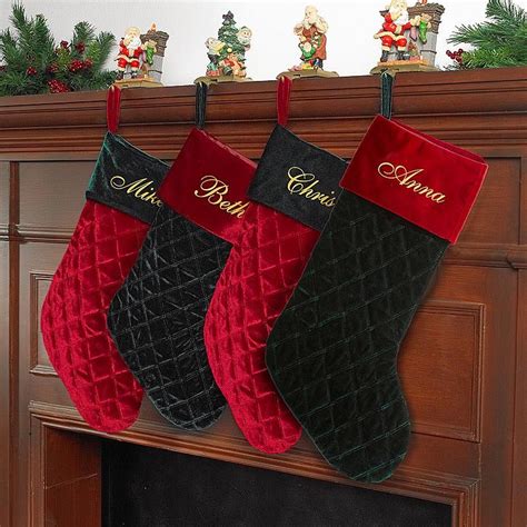 Velvet Diamond Stockings Velvet Christmas Stockings Christmas