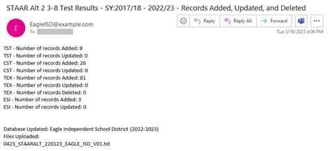 Test Specific Information Staarstaar Alternate Grades 3 8 Aeries