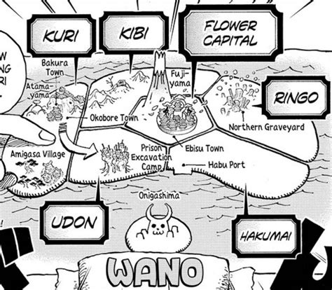 Where is Wano Country in One Piece?