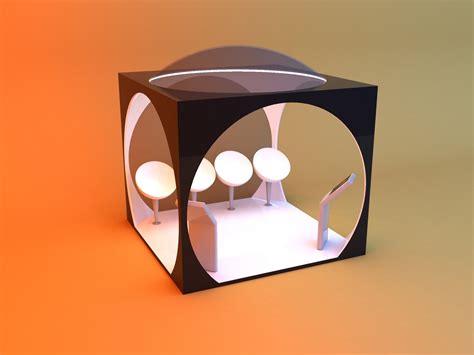 Sci Fi Cube Sphere Bus Stop3dモデル Turbosquid 1908097