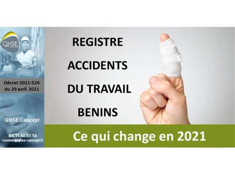 Registre Des Accidents Benins Qhse Concept