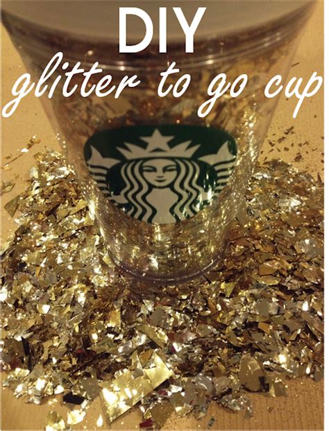 The Brilliant Budgetista Diy Starbucks Glitter Cup