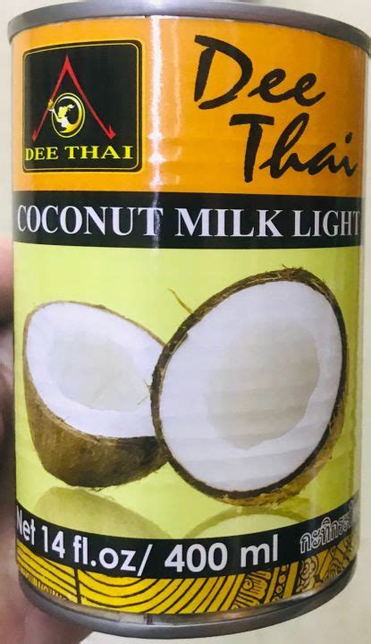 Dee Thai Coconut Milk Light 400ml Lazada Ph