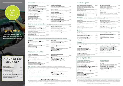 Menu 2024 - Holiday Inn London Gatwick Airport in Gatwick | TheFork