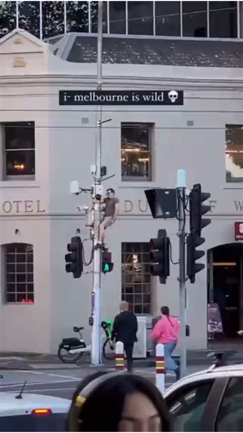 On GETTR Australian Man Takes A Hammer To Surveillance