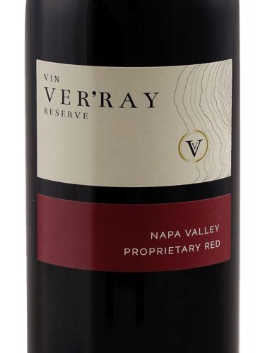 Vin Verray Reserve Proprietary Red Vivino Us