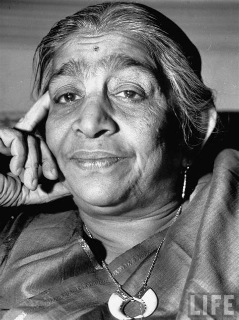 Portrait of Sarojini Naidu - Delhi 1946 - Old Indian Photos