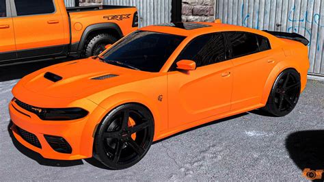 Matte Sunrise Ram Trx Charger Redeye And Trackhawk Are A Pumpkin S