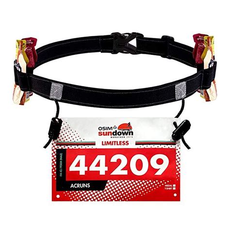 Maacool Running Number Belt For Running Cyclingmarathontriathlon