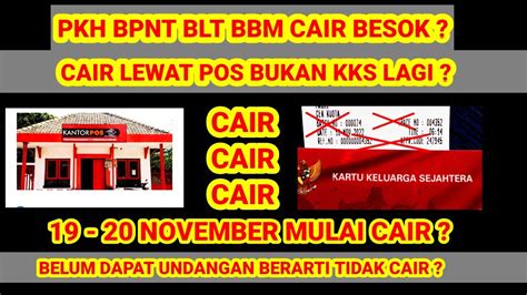 Pkh Bpnt Blt Bbm Cair Besok Cair Lewat Pos Pkh Hari Ini Kapan Pkh Tahap