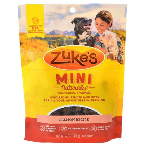 Zukes Mini Naturals Dog Treats Salmon Recipe