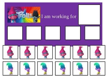 Autism Token Board Trolls By Jessica Smith Teachers Pay Teachers