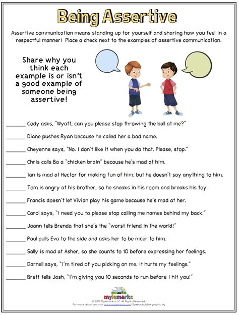 Social Skills Activities For Teens Printables