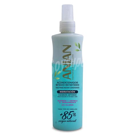 Anian Acondicionador bifásico instantáneo hidratación Anian Spray 250 ml