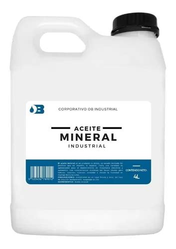 Aceite Mineral Industrial Blanco Vaselina Liquida 4lt Meses sin interés