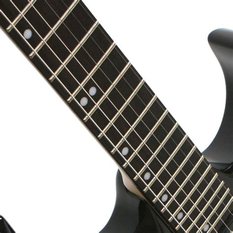 Solidbody E Gitarre Cort X 1 BKS Black Satin Schwarz