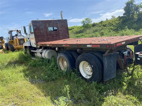 mack ch flatbed truck jm wood auction company