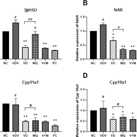 Expression of A 3β hydroxysteroid dehydrogenase 3β HSD and B