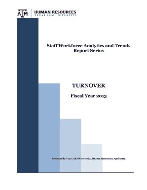 Fillable Online Employees Tamu Staff Workforce Analytics And Trends Fax