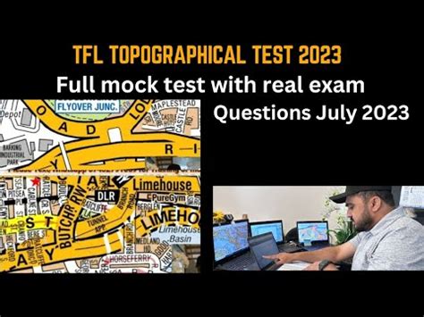 Tfl Topographical Test 2023 Full Mock Test With The Real Exam