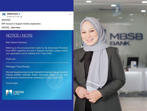 MBSB Bank Tawar Kemudahan Patuh Syariah FSA2 Kepada Pencarum KWSP