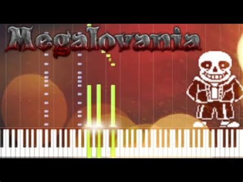 Undertale Megalovania Easy Piano Tutorial Youtube